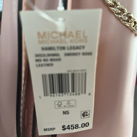 NWT Michael Kors Hamilton Legacy Handbag
Smokey Rose Leather - Picture 6 of 8